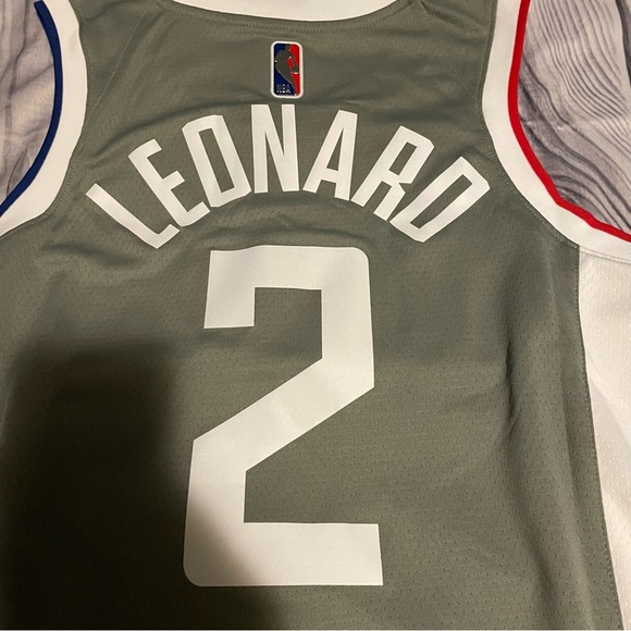 NWT Men's NBA Los Angeles LA Clippers Kawhi Leonard Nike Jersey Size 44 - Picture 7 of 7